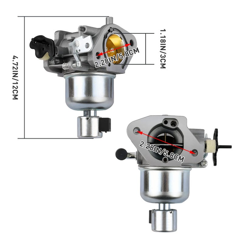 مكربن ​​KT735 لمحركات كولر 7000 سلسلة 22HP 23HP 24HP 25HP 26HP KT730 KT735 KT740 KT745 1685321-S Carb مع جوانات 3285361S 3285347S - Image 2
